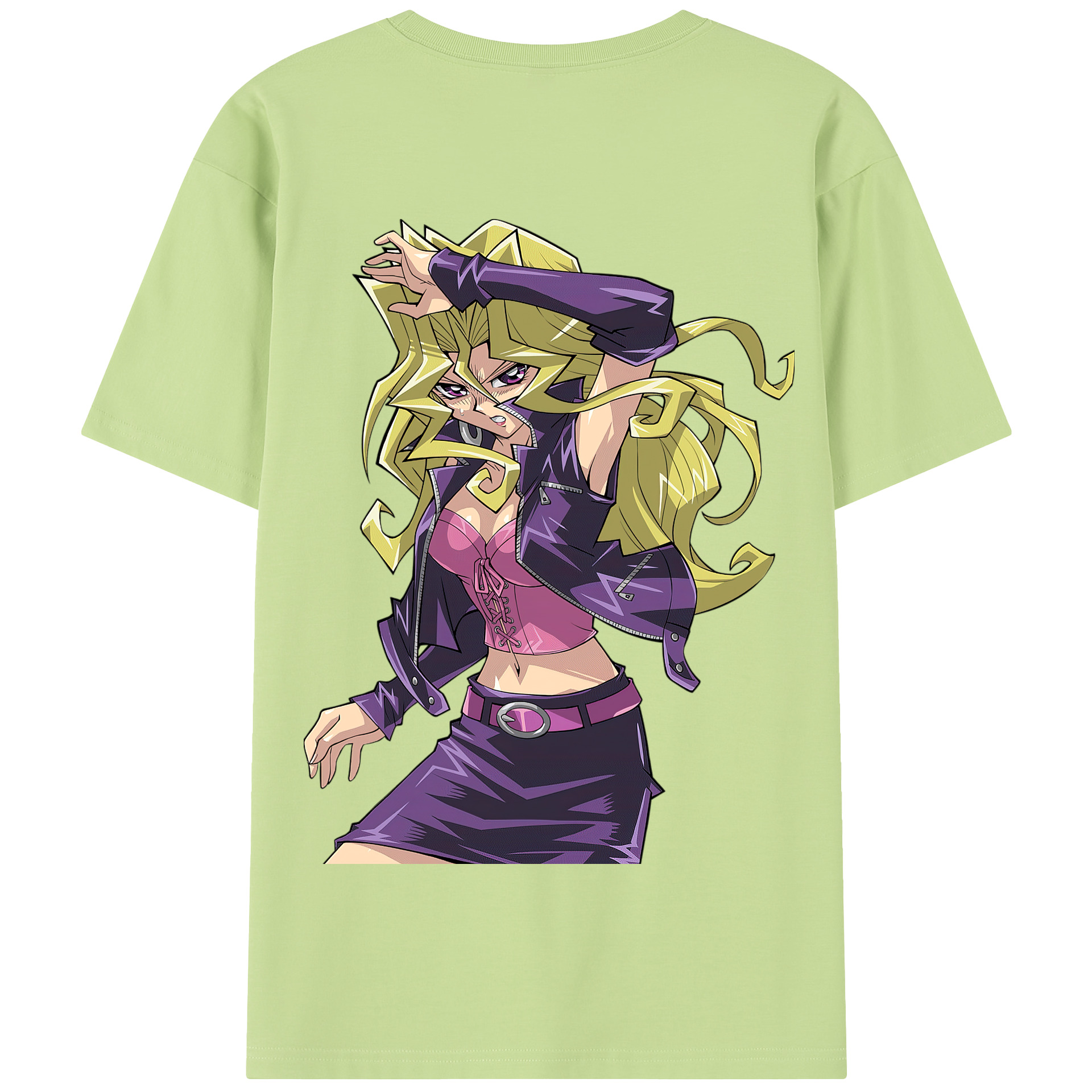 （画像用） 遊☆戯☆王 Yu-Gi-Oh! 綿100％半袖Tシャツ（背面プリント）
